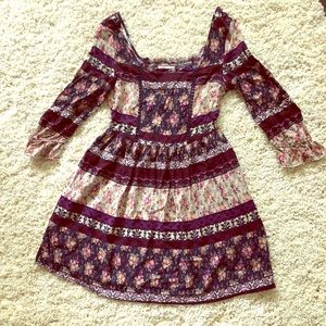 Band of Gypsies boho peasant dress fairy core